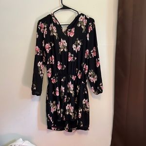 Black Flower dress.